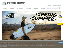 Tablet Screenshot of freshjuiceshop.com
